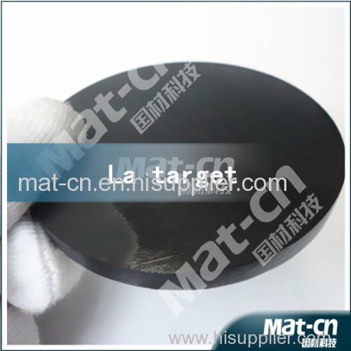 The surface of the fine cars lanthanum target-ceramic target-sputtering target