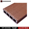 Capped WPC decking flooring