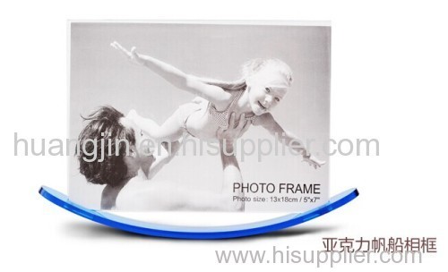Acrylic / sailboat photo frame
