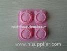 4 Holes Kitty Cat Non-stick Silicone Cake Mould Pink For Kitchen Bakeware