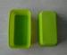 Food-grade Rectangle Mini Green Silicone Cake Mould For Loaf Pan