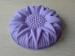 Big Sunflower Silicone Cake Mould / Recycled Purple Baking Pan For Bakeware
