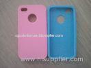 Blue / Pink Innovative Shatterproof Iphone Silicone Cover For Iphone4 / 4s