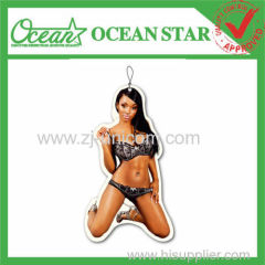 attact female sexy paper air freshener manufacturers