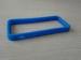 Blue Durable Rubber Iphone5 Silicone Cover With two-tone Bumper