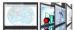Finger Writing Mobile Smart Board Interactive Whiteboard 90" With Steel Surface