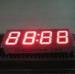 Long Life 4 Digit 7 Segment Led Display Common Anode For Cooker STB 0.39 Inch