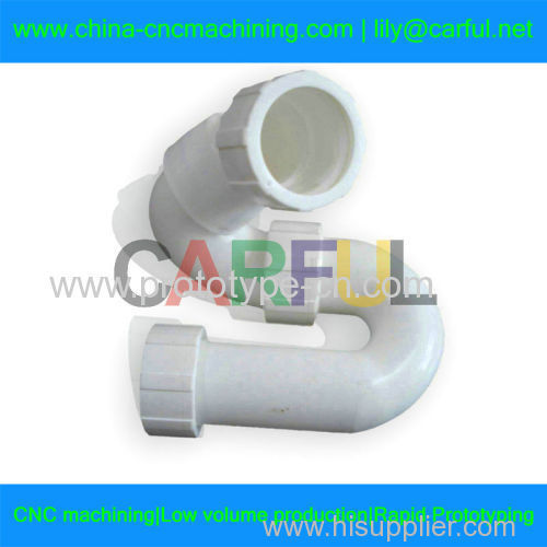 professional precision plastic pipe parts CNC processing rapid prototyping