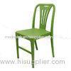 Green Decorative PP Leisure Plastic Chair Furniture For Dinning Room