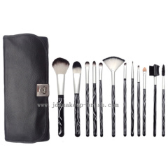 Leopard Print Makeup Brush Set