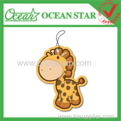 animal world shape air freshener paper