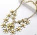 European floral noble necklace