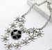 European floral noble necklace