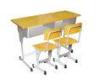 Steel / Wooden Modern School Furniture - Yellow Comfortable Desk Chair For Office