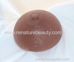 Brown African color silicone breast form for bra insert for mastectomy and crossdresser