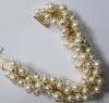 fashion layered faux pearl bracelet
