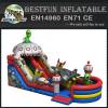 Cartoon PVC inflatable Mars aliens slide