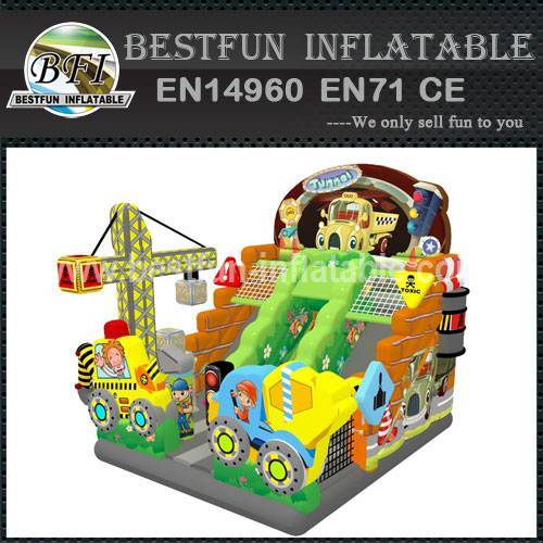 Commercial town inflatable slide for kids