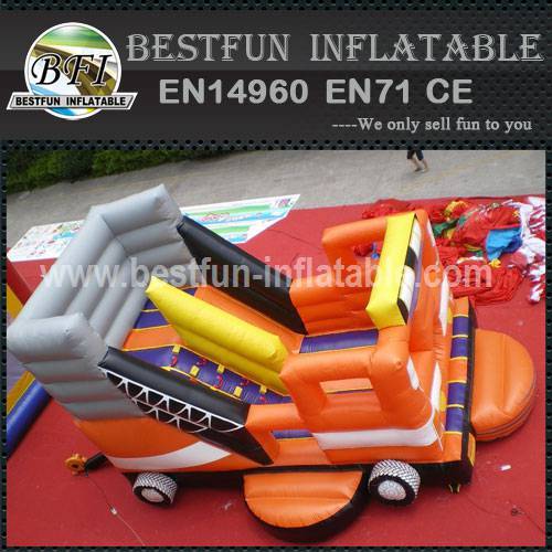 Inflatable slide truck for kids