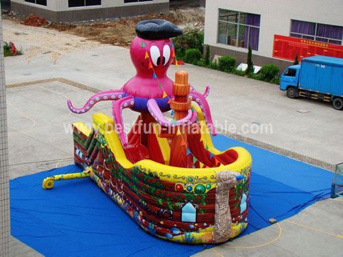 Cheap inflatable pirate slide for sale