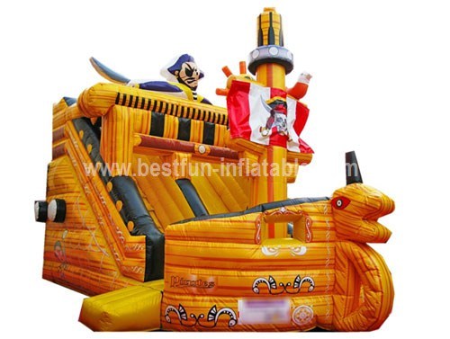 Good quality inflatable pirates slide