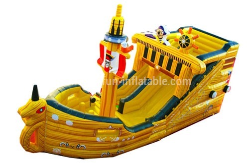 Good quality inflatable pirates slide