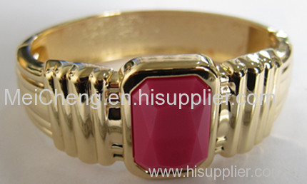 fashion alloy epoxy stone bracelet