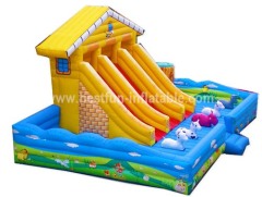 Inflatable rental business commercial park slide