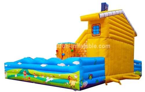 Inflatable rental business commercial park slide