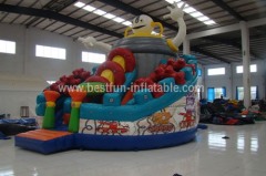 Intelligence robot inflatable slide