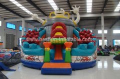 Intelligence robot inflatable slide