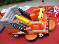 Outdoor advertising inflatable truck