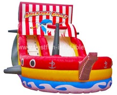 Popular sale adventure pirat ship slide