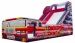 Inflatable slide fire truck