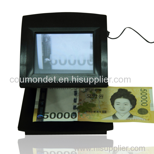 LCD Infrared Money Detector And OEM Bank Fake Currency Detector