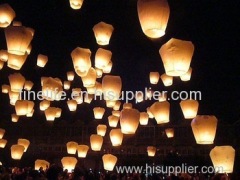 Chinese White Sky lantern