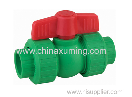 PP-R Ball Valves With Red Handle {Pipe Fittings