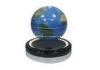 Personalized Dark Blue Magnetic Levitating Globe With Round Base