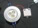 Energy Saving Round 3W Kitchen LED Ceiling Downlights AC 85V - 265V 220 - 280lm