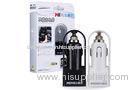 IPhone 4S / Blackberry Dual USB Car Charger Black Plug In Battery Chargers