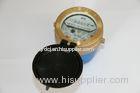 Anti theft Single Jet Digital Water Flow Meter for Home / Garden Hose