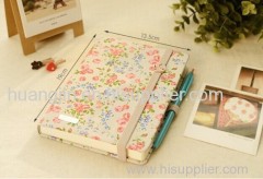 paper hardvocer/ flower/ countryside paper note book