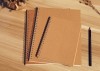 soft copy/ brown paper/ iron ring paper note book