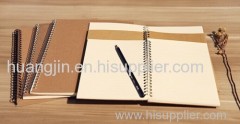 soft copy/ brown paper/ iron ring paper note book