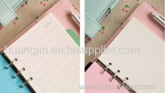 loose-leaf/ Hand account/double pen paper note book