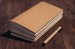 travel diary/hand account/ brown paper note book