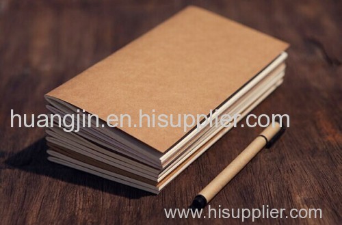 travel diary/hand account/ brown paper note book