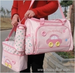 4pcs/set Carters Diaper's Bags for Baby Durable Mother Wet Bag Fashion Mummy Bag