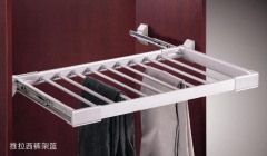 Pull out trousers rack