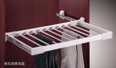 Closet Wardrobe Pull Out Sliding Trouser Rack